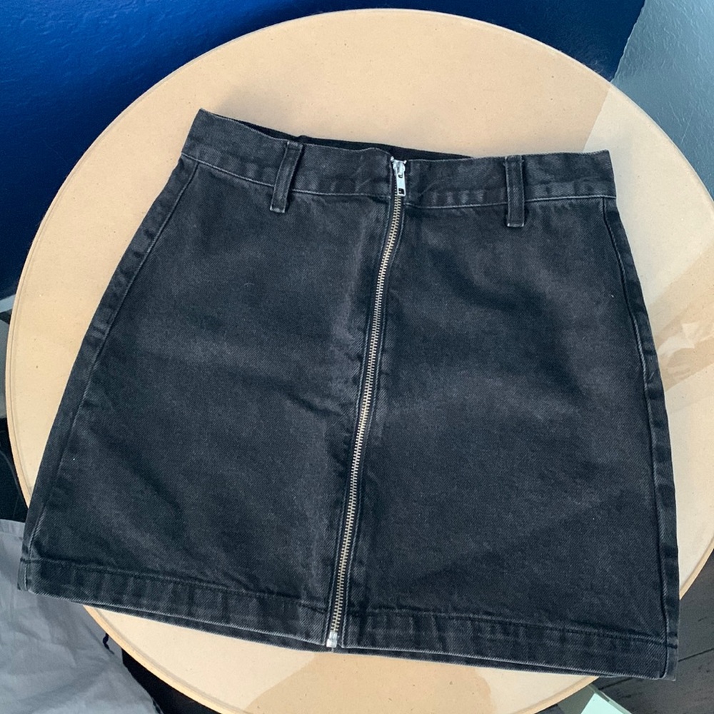 Topshop denim skirt